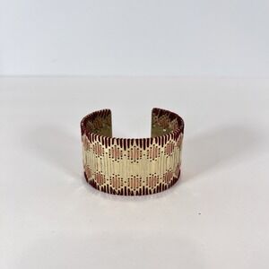 Lucky Brand Womens Threaded Statement‎ Cuff Bracelet LCC956